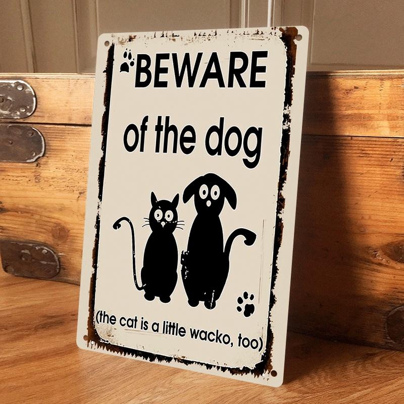 1 piece Creative and fun pet tin painting plaque, cat and dog combination warning sign, home decoration wall ornament, living ro (as the picture,20x30cm)
1 piece Creative and fun pet tin painting plaque, cat and dog combination warning sign, home decoration wall ornament, living ro (as the picture,20x30cm)