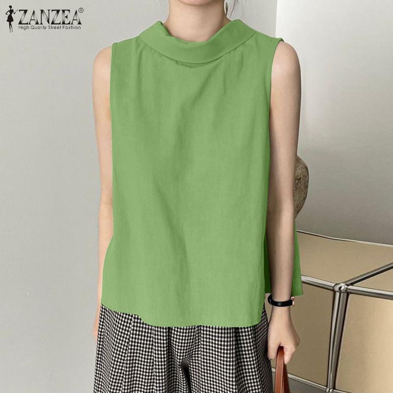 ZANZEA Women Summer Casual Round Neck Loose Sleeveless Tank Tops 5XL темно-синього кольору
ZANZEA Women Summer Casual Round Neck Loose Sleeveless Tank Tops 5XL темно-синього кольору