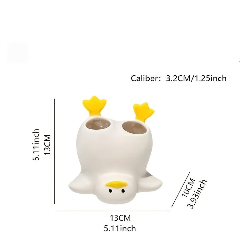 Penguin-shaped Toothbrush Holder Made of Ceramic, Double-slot Electric Toothbrush Holder, Fun Bathroom Sink Accessory Penguins
Penguin-shaped Toothbrush Holder Made of Ceramic, Double-slot Electric Toothbrush Holder, Fun Bathroom Sink Accessory Penguins