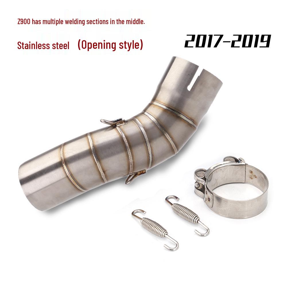 Z900 Motorcycle Exhaust Stainless Steel Titanium Alloy Mid-Pipe for 2017-2022 Models
Z900 Motorcycle Exhaust Stainless Steel Titanium Alloy Mid-Pipe for 2017-2022 Models
