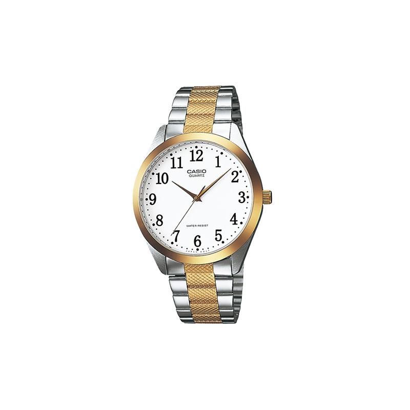 Casio STANDARD series STANDARD pointer series retro gold digital watch quartz movement stainless steel strap Japanese and Korean watch MTP-1274SG-7B білий
Casio STANDARD series STANDARD pointer series retro gold digital watch quartz movement stainless steel strap Japanese and Korean watch MTP-1274SG-7B білий