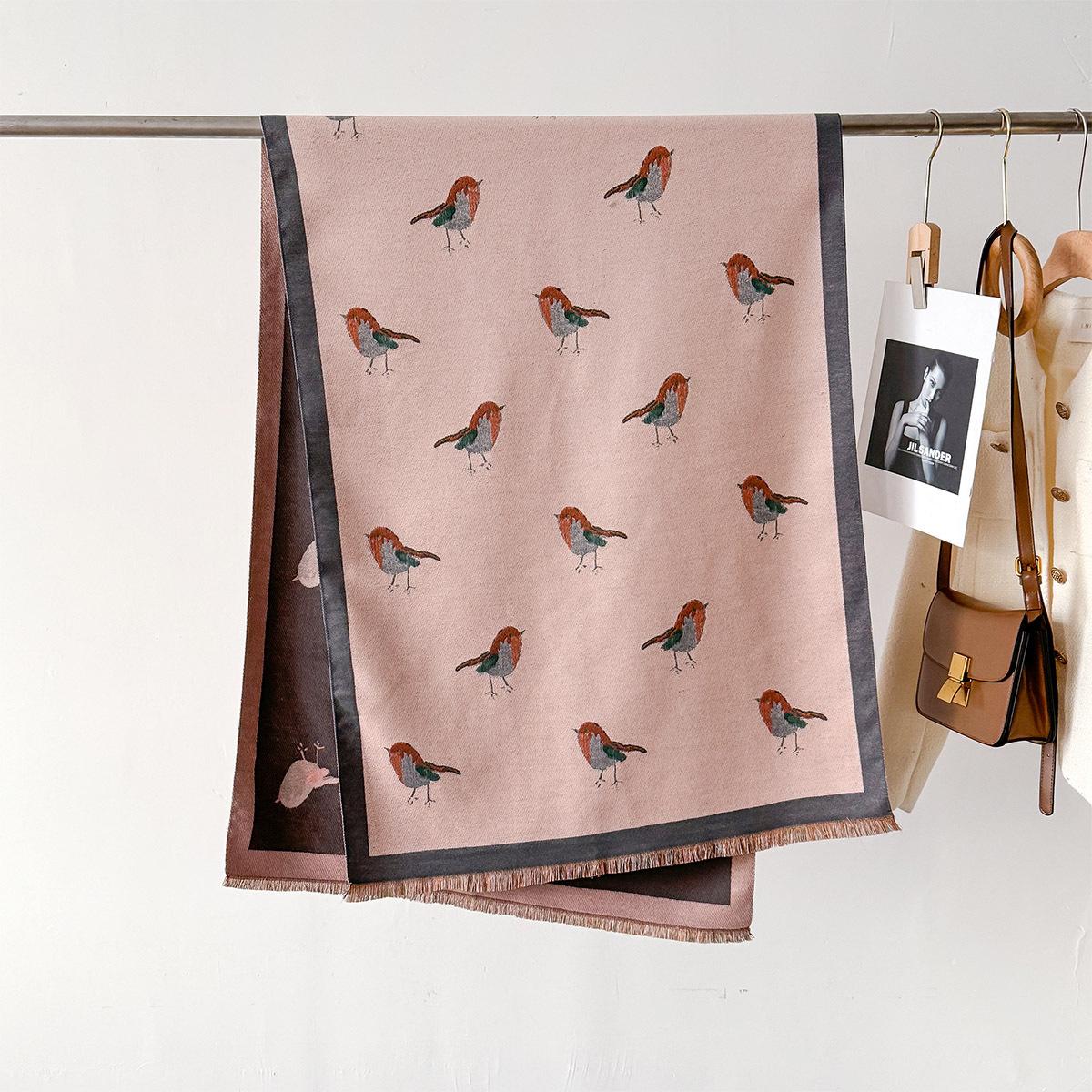 Imitation Cashmere Bird Print Scarf Women Thick Warm Winter Blanket Female Shawl Wrap Bufanda Poncho Echarpe Pashmina 66x186cm
Imitation Cashmere Bird Print Scarf Women Thick Warm Winter Blanket Female Shawl Wrap Bufanda Poncho Echarpe Pashmina 66x186cm