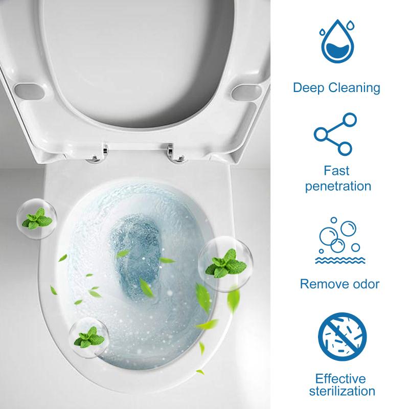 Jakehoe Toilet Cleaning Tablets Multi-Effect Decontamination Descale Stain Remover Deodorize Fresh Scent Cleanser one size
Jakehoe Toilet Cleaning Tablets Multi-Effect Decontamination Descale Stain Remover Deodorize Fresh Scent Cleanser one size