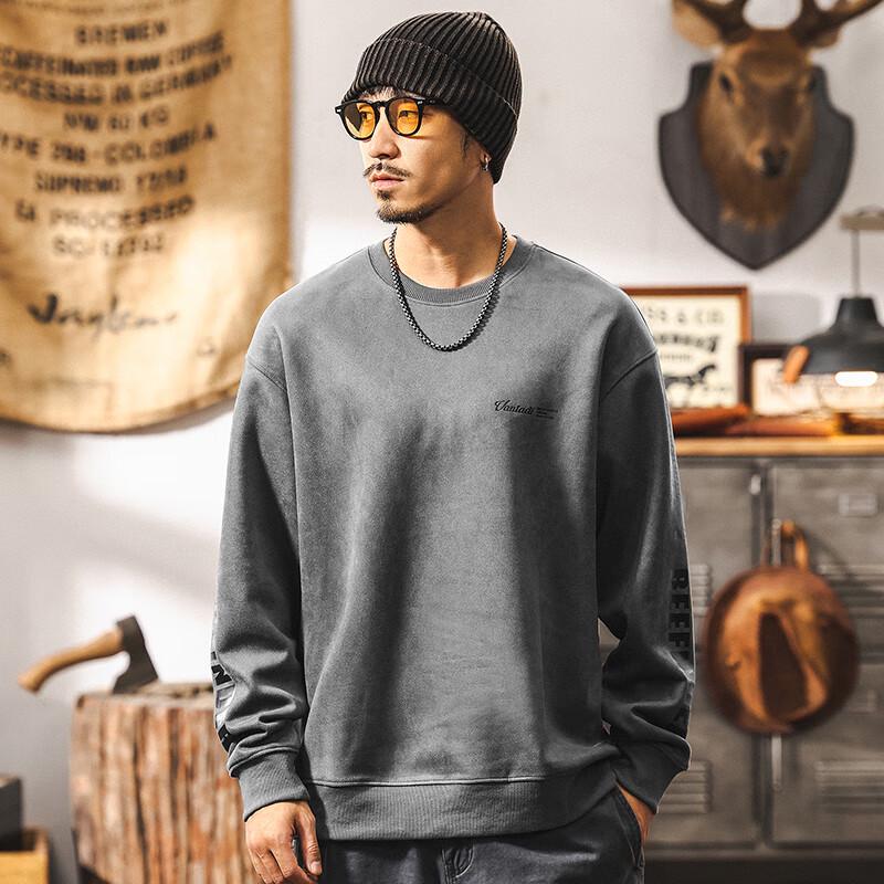 Men s American Retro Heavyweight Suede Sweatshirt 3XL
Men s American Retro Heavyweight Suede Sweatshirt 3XL