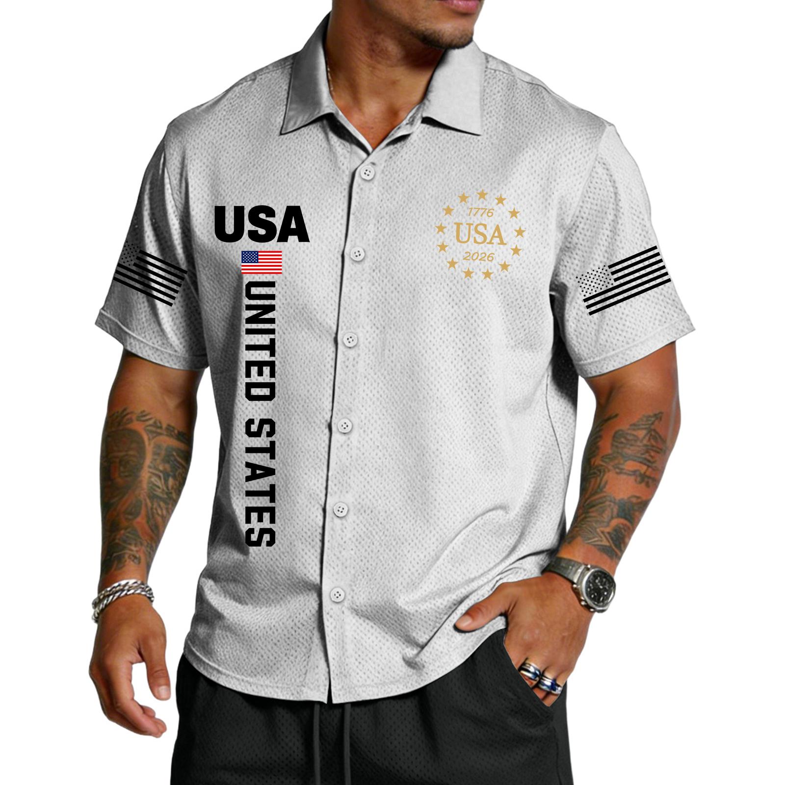 Men s Casual Lapel Light Breathable Short Sleeve Shirt XL білий
Men s Casual Lapel Light Breathable Short Sleeve Shirt XL білий