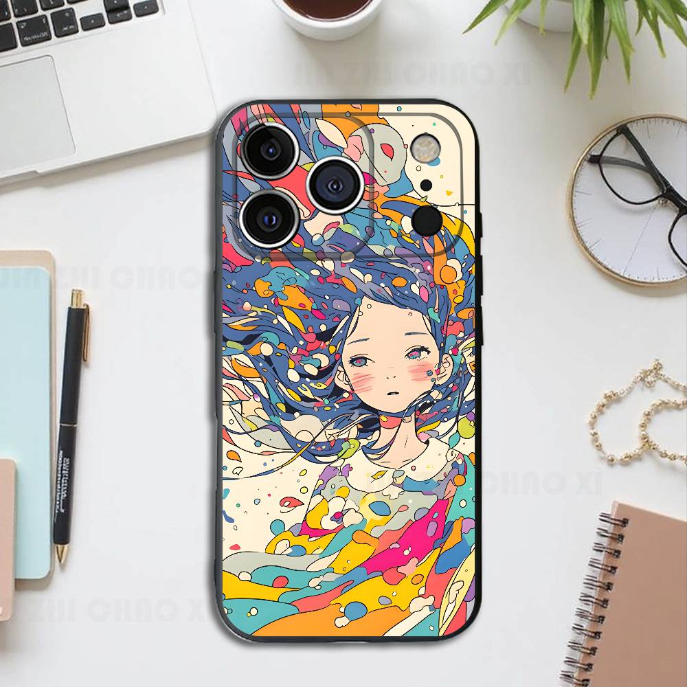 Rainbow Girl Silicone Phone Case For IPhone 17 16 15 14 13 12 11 X XS Plus Pro Max Shockproof Soft Cover iPhone13
Rainbow Girl Silicone Phone Case For IPhone 17 16 15 14 13 12 11 X XS Plus Pro Max Shockproof Soft Cover iPhone13