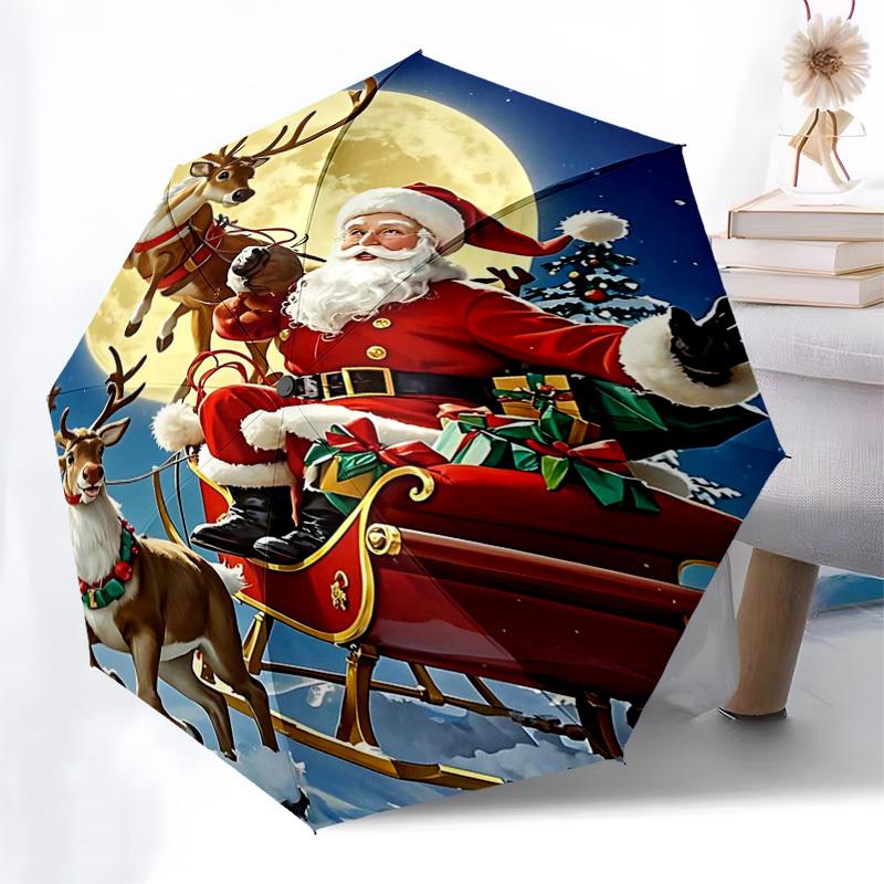 1pc Jolly Santa s Journey: Festive Gift Umbrella with Auto Open Close, Foldable Design, 8-Rib Structure for Outdoor Use.L083
1pc Jolly Santa s Journey: Festive Gift Umbrella with Auto Open Close, Foldable Design, 8-Rib Structure for Outdoor Use.L083