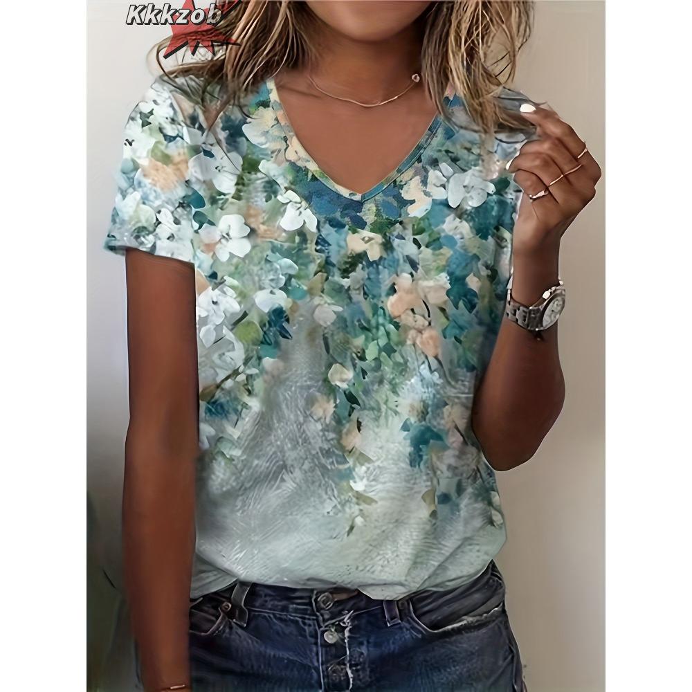 Women s T Shirts V-Neck 3D Art Print Tops Loose Short Sleeve Tees Summer Streetwear Fashion Casual Oversized Female Clothing 5XL
Women s T Shirts V-Neck 3D Art Print Tops Loose Short Sleeve Tees Summer Streetwear Fashion Casual Oversized Female Clothing 5XL