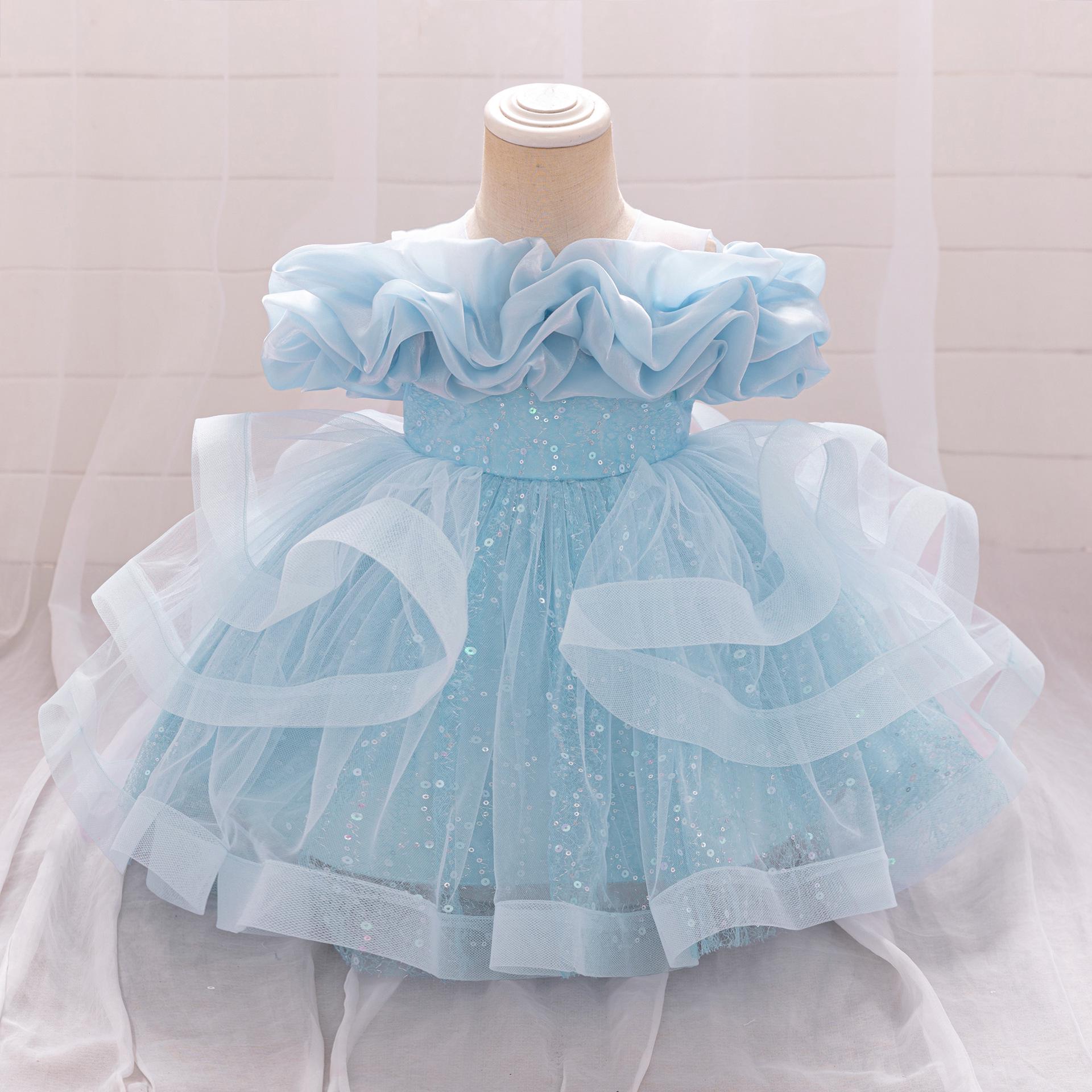 Children s Off-Shoulder Puffy Princess Mesh Dress for Piano Performances 70cm/6-9 Months
Children s Off-Shoulder Puffy Princess Mesh Dress for Piano Performances 70cm/6-9 Months