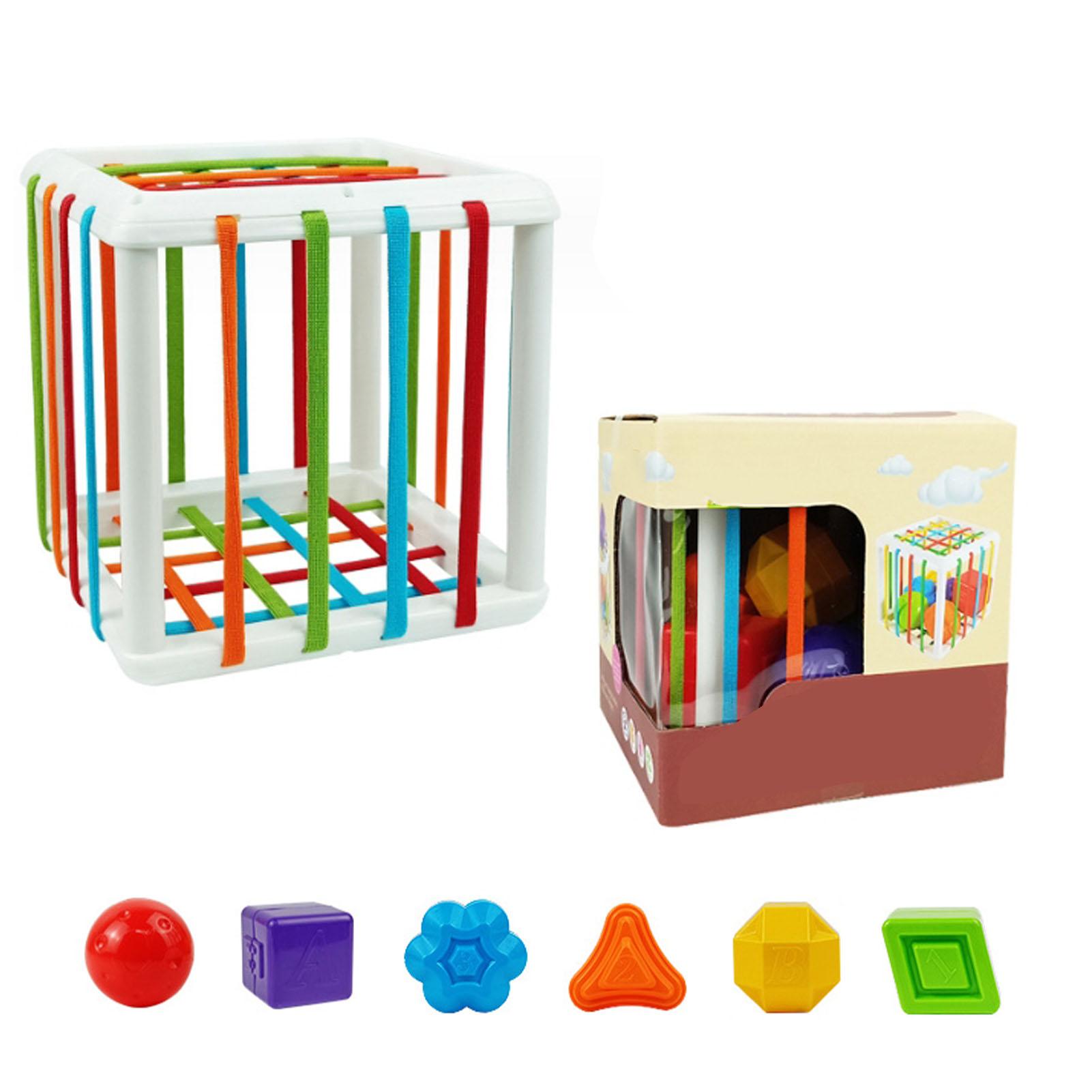 Sensory Toys Shape Sorter Early Educational Movement Training Baby Blocking Sorting Game Quadrate
Sensory Toys Shape Sorter Early Educational Movement Training Baby Blocking Sorting Game Quadrate