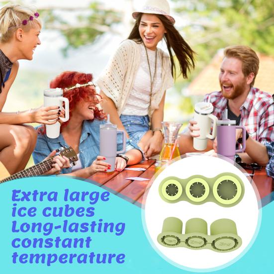 Silicone Ice Cube Tray for 30 40 Oz Cup Cylinder Shaped Coffee Ice Mold with Lid Flexible Freezer Tray for Tumblers Accessories Reusable Non Stick зелёный
Silicone Ice Cube Tray for 30 40 Oz Cup Cylinder Shaped Coffee Ice Mold with Lid Flexible Freezer Tray for Tumblers Accessories Reusable Non Stick зелёный