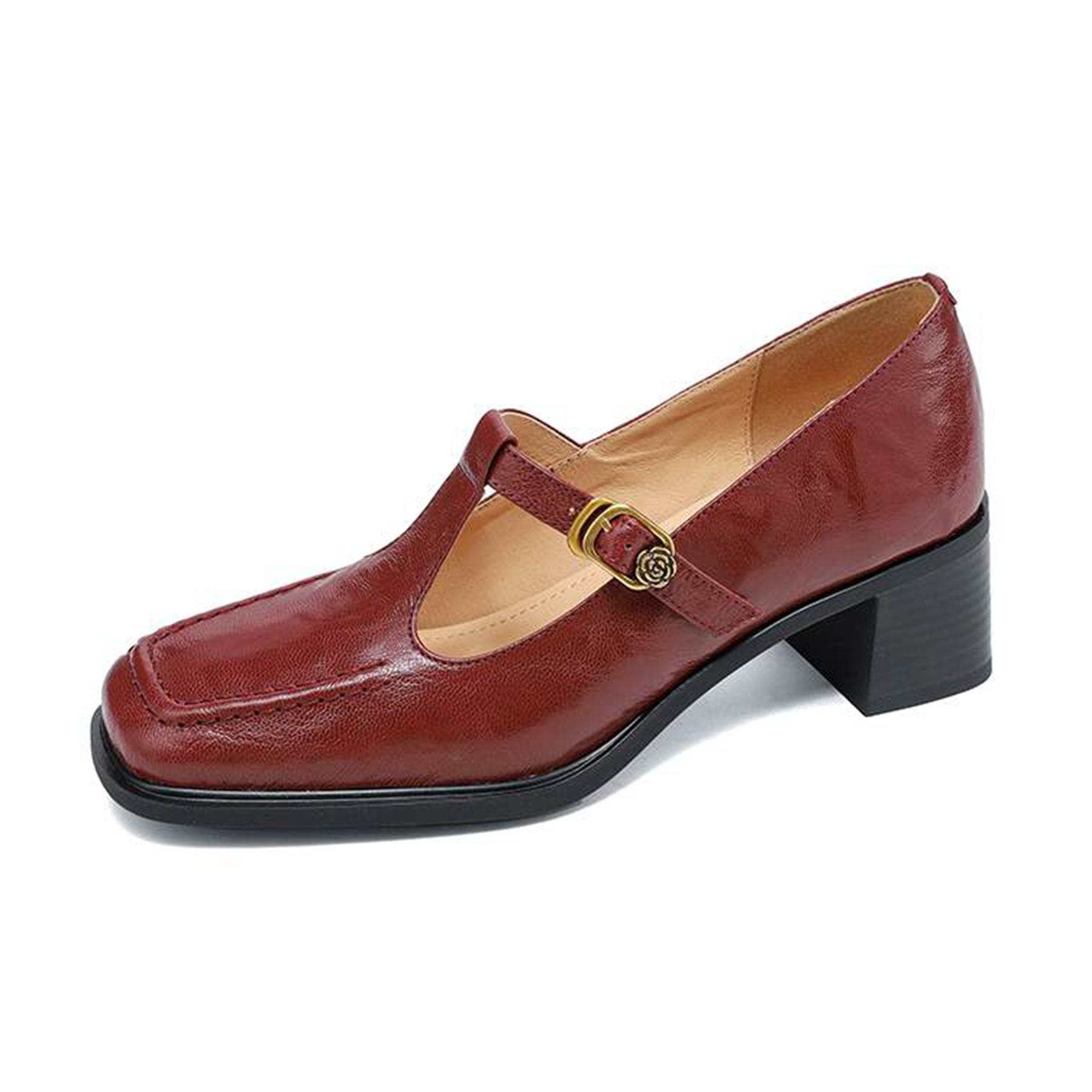 Krazing Pot Sheepskin Round Toe Size 40 Chunky Med Heels Buckle Straps Casual Autumn Pumps 40 чорний
Krazing Pot Sheepskin Round Toe Size 40 Chunky Med Heels Buckle Straps Casual Autumn Pumps 40 чорний