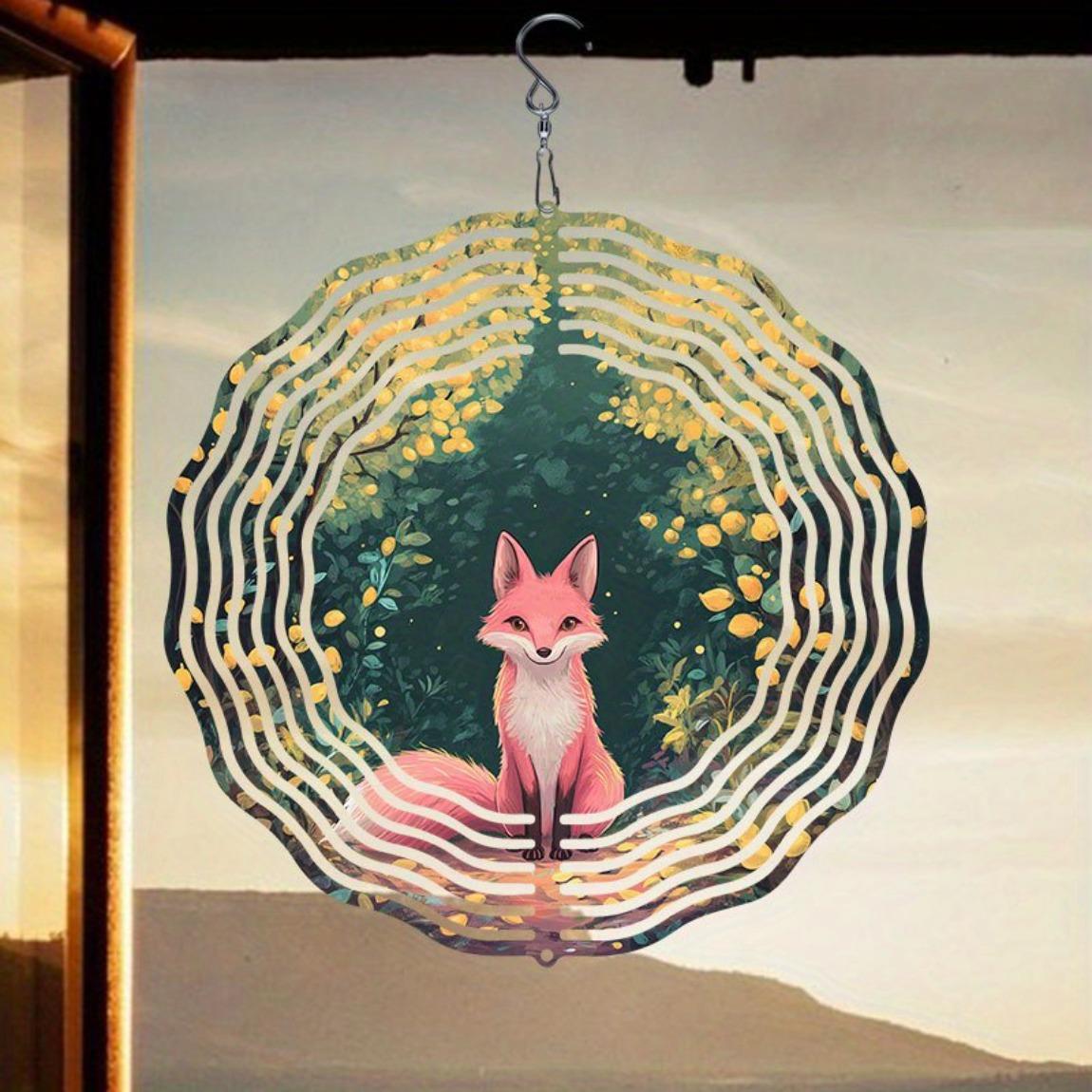 3D Metal Wind Chime with Rotating Fox and Leaves Design for Garden Patio Outdoor Indoor Decor Thanksgiving Christmas Gift
3D Metal Wind Chime with Rotating Fox and Leaves Design for Garden Patio Outdoor Indoor Decor Thanksgiving Christmas Gift