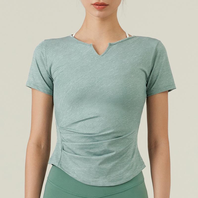 Anjiu Весна/Лето Женская Высокоэластичная Облегающая Футболка для Йоги с V-образным Вырезом - С Коротким Рукавом, Ощущение Обнаженности, Накидка XL
Anjiu Весна/Лето Женская Высокоэластичная Облегающая Футболка для Йоги с V-образным Вырезом - С Коротким Рукавом, Ощущение Обнаженности, Накидка XL