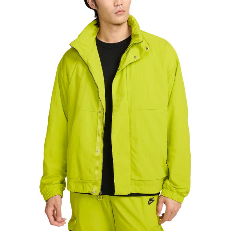 Nike Solid Color Removable Hood Zipper Loose Long Sleeve Jacket Men jackets Bright-Yellow FZ0714-357 S
Nike Solid Color Removable Hood Zipper Loose Long Sleeve Jacket Men jackets Bright-Yellow FZ0714-357 S