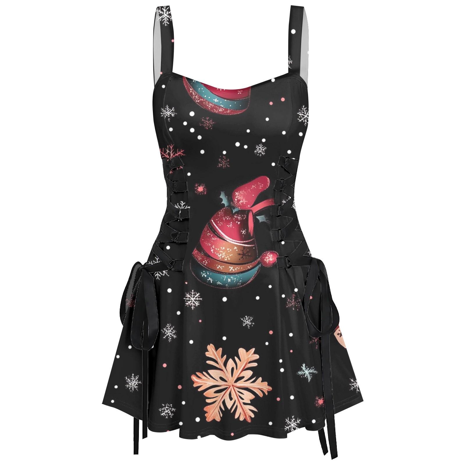 Женское повседневное модное рождественское платье с сексуальным принтом на бретельках в стиле ретро с короткими юбками в стиле ретро XXXL оранжевый
Женское повседневное модное рождественское платье с сексуальным принтом на бретельках в стиле ретро с короткими юбками в стиле ретро XXXL оранжевый