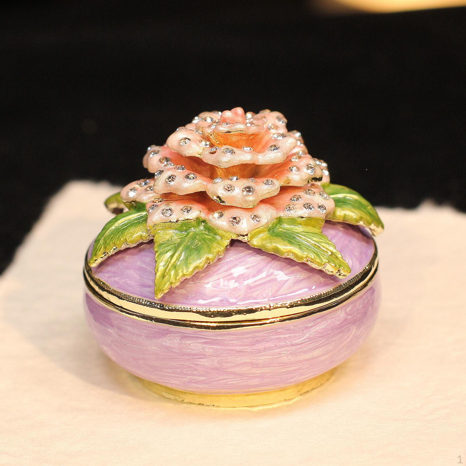 Enamel Hinged Jewelry Box Collectible Creative Organizer for Pendant Charms Home Decoration фиолетовый
Enamel Hinged Jewelry Box Collectible Creative Organizer for Pendant Charms Home Decoration фиолетовый