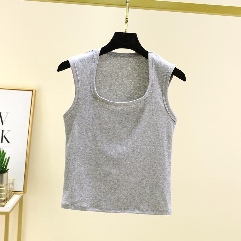 Sweet American Collar Sleeveless Halter Top, A Versatile and Slimming Inner Layer for Women s Commuting XXL сірий колір
Sweet American Collar Sleeveless Halter Top, A Versatile and Slimming Inner Layer for Women s Commuting XXL сірий колір