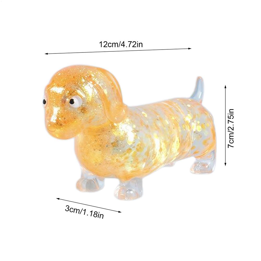 Creative Sparkling Powder Sausage Dog Pinch Soft Maltose Texture Stress Relieving Toy Slim Fingertip Toy for Kids Office Worker
Creative Sparkling Powder Sausage Dog Pinch Soft Maltose Texture Stress Relieving Toy Slim Fingertip Toy for Kids Office Worker