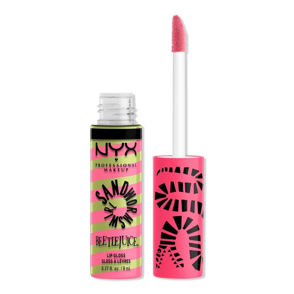 Лимитированная серия профессиональной косметики Nyx Beetlejuice Beetlejuice Sandworm Swirls Butter Gloss Non Sticky Lip Gloss
Лимитированная серия профессиональной косметики Nyx Beetlejuice Beetlejuice Sandworm Swirls Butter Gloss Non Sticky Lip Gloss
