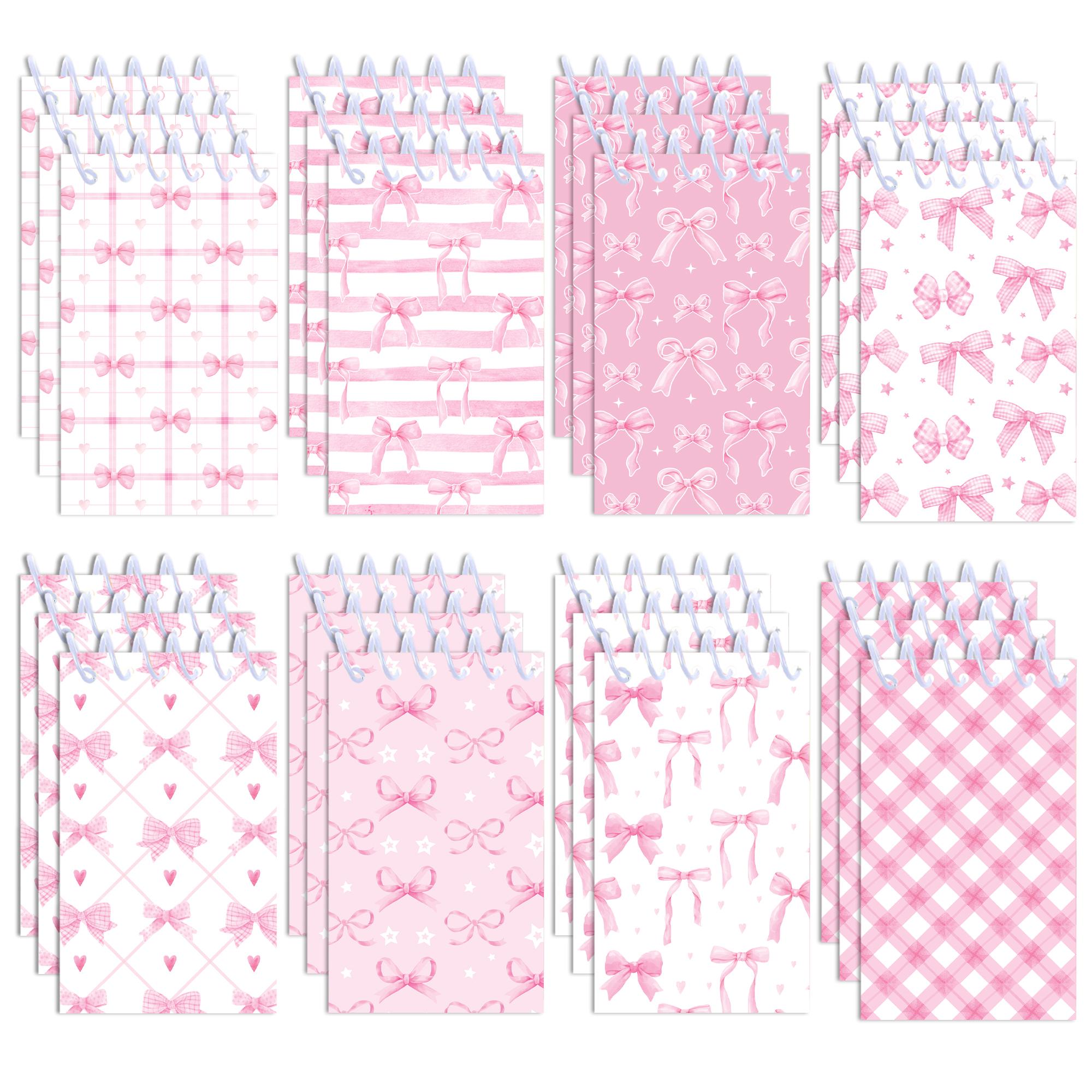 10Pack Pink Bow Mini Pocket Notebooks Spiral Small Notepads Cute Memo Book Bows Them Birthday Party Favors Gift for Kids Reward розовый
10Pack Pink Bow Mini Pocket Notebooks Spiral Small Notepads Cute Memo Book Bows Them Birthday Party Favors Gift for Kids Reward розовый