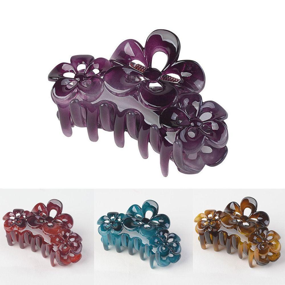 Wash Up Accessories Flower Hair Clip Resin Shark Clip Minimalist Hair Pins Women темно-сірий колір
Wash Up Accessories Flower Hair Clip Resin Shark Clip Minimalist Hair Pins Women темно-сірий колір