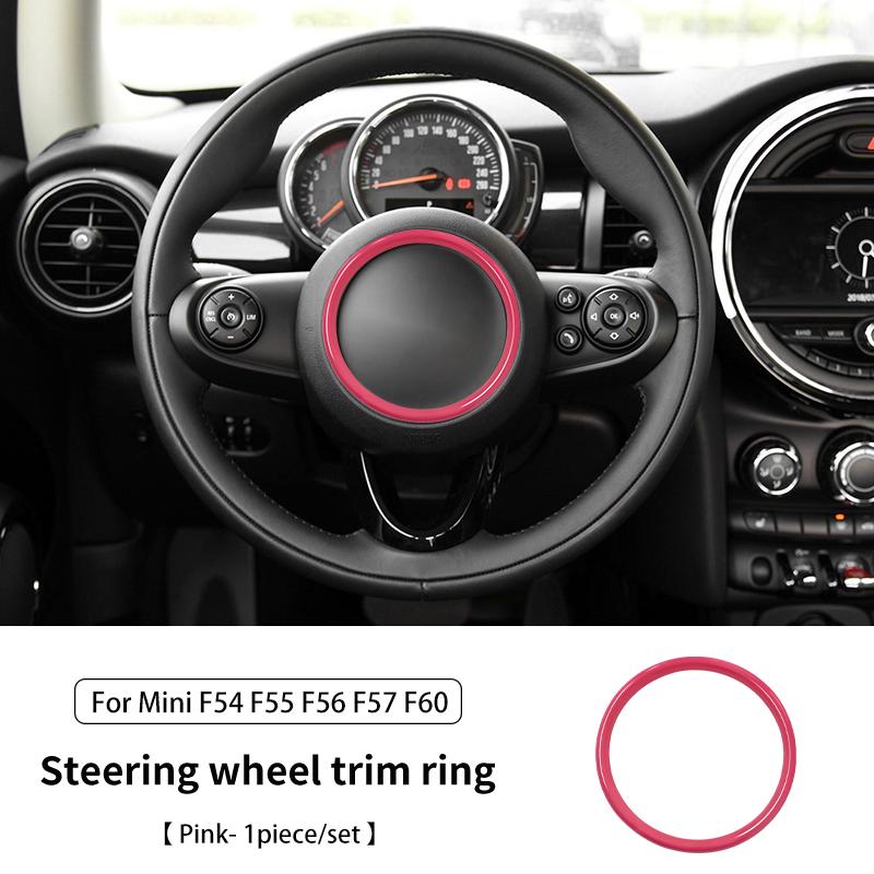 Наклейка-кільце на центр керма автомобіля для Mini Cooper F56 F55 F57 F54 F60 Clubman Countryman Автомобільні аксесуари рожевий
Наклейка-кільце на центр керма автомобіля для Mini Cooper F56 F55 F57 F54 F60 Clubman Countryman Автомобільні аксесуари рожевий
