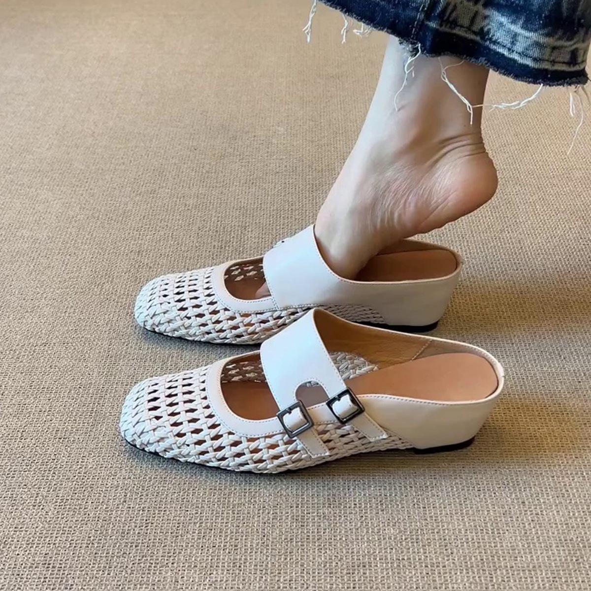 Версия из овчины~ толстая подошва, внутренняя высота увеличена, плетеные ажурные тапочки, женские тапочки-мюли на одном педале, французские мюли, крутые тапочки 40
Версия из овчины~ толстая подошва, внутренняя высота увеличена, плетеные ажурные тапочки, женские тапочки-мюли на одном педале, французские мюли, крутые тапочки 40