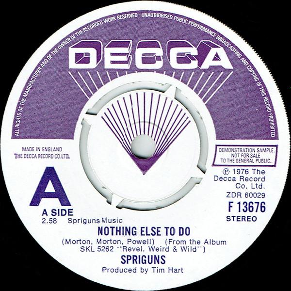 7-дюймовая пластинка SPRIGUNS - Больше нечего делать F13676 Decca 1976 Великобритания Рок Б/У
7-дюймовая пластинка SPRIGUNS - Больше нечего делать F13676 Decca 1976 Великобритания Рок Б/У