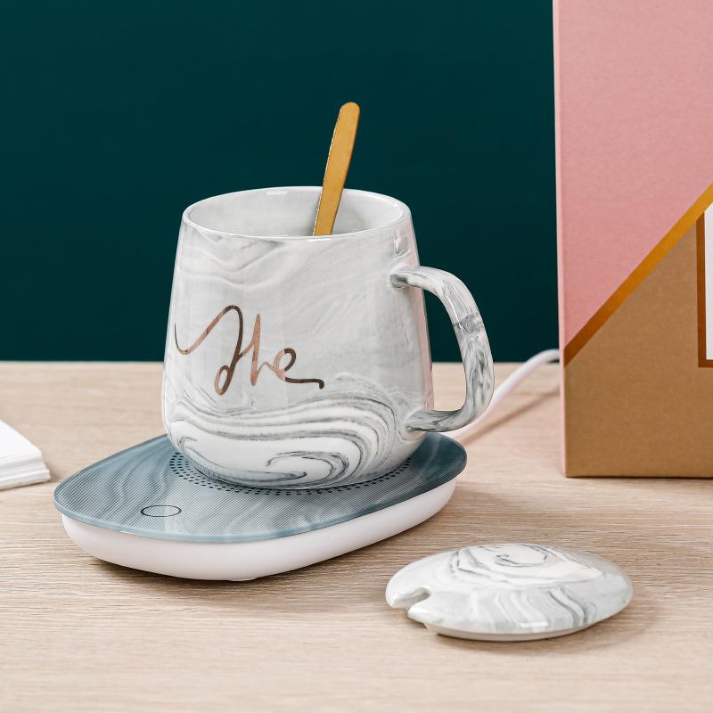 Marble Pattern Constant Temperature Ceramic Cup Couple Water Cup with Lid Employee Opening Gift Souvenir 401-500ml
Marble Pattern Constant Temperature Ceramic Cup Couple Water Cup with Lid Employee Opening Gift Souvenir 401-500ml