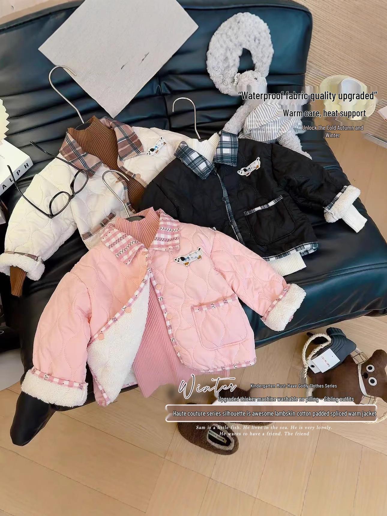 Unisex Children s Fleece-Lined Cotton Jacket, Waterproof, Padded, Versatile Casual Outerwear for Toddlers and Kids, Autumn/Winter. 130 (Height 110-120 cm, Weight 45-55 kg) брудно-білий
Unisex Children s Fleece-Lined Cotton Jacket, Waterproof, Padded, Versatile Casual Outerwear for Toddlers and Kids, Autumn/Winter. 130 (Height 110-120 cm, Weight 45-55 kg) брудно-білий