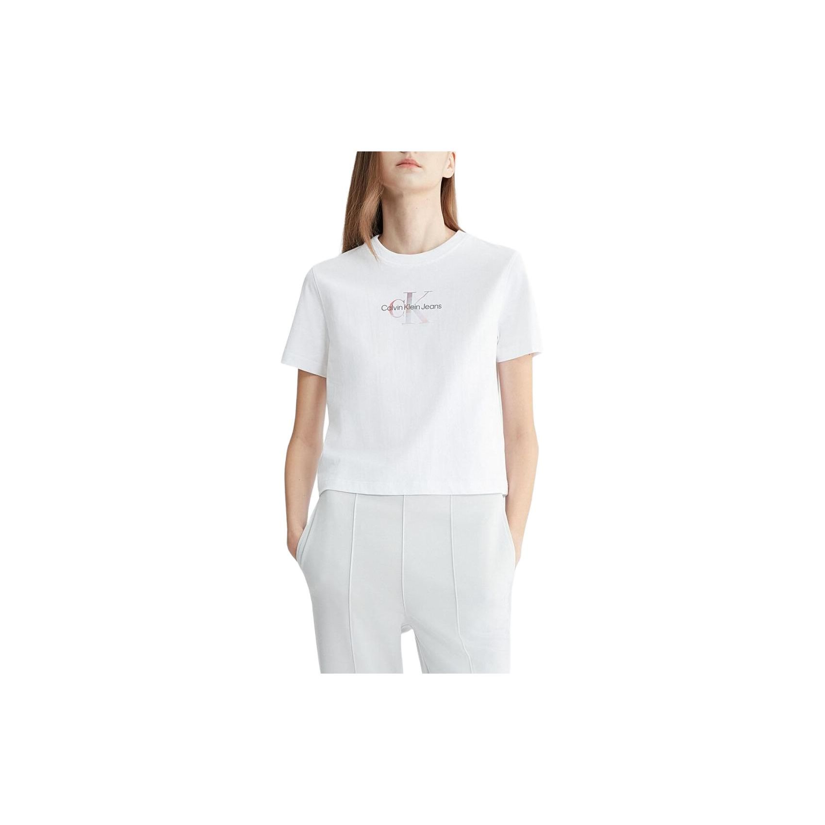 Calvin Klein Jeans Solid Color Round Neck Pullover Short Sleeve T-Shirt Women Tops White J223451-YAF XS
Calvin Klein Jeans Solid Color Round Neck Pullover Short Sleeve T-Shirt Women Tops White J223451-YAF XS