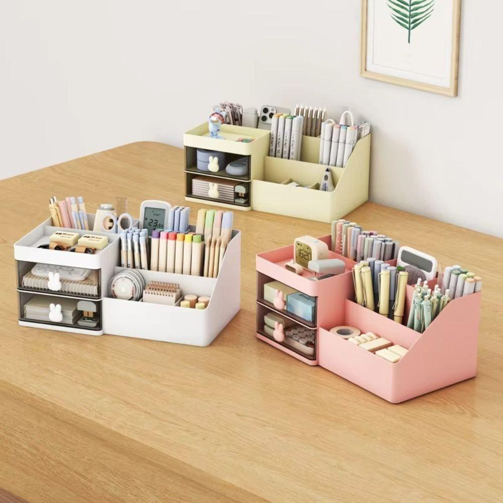 Cute Bunny Cosmetic Drawer Organizer 10 Compartments Desk Pen Holder Makeup Storage Case Home жовтий
Cute Bunny Cosmetic Drawer Organizer 10 Compartments Desk Pen Holder Makeup Storage Case Home жовтий