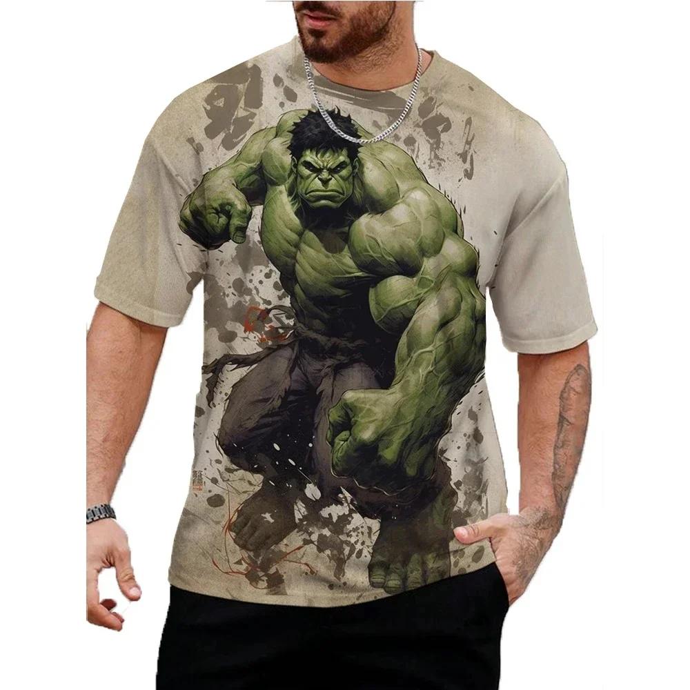 Men s Marvel Hulk 3D Printed T-shirt Summer Round Neck Loose Short Sleeve Street Personalized Top 3D Hulk Pattern Eye catching 6XL
Men s Marvel Hulk 3D Printed T-shirt Summer Round Neck Loose Short Sleeve Street Personalized Top 3D Hulk Pattern Eye catching 6XL