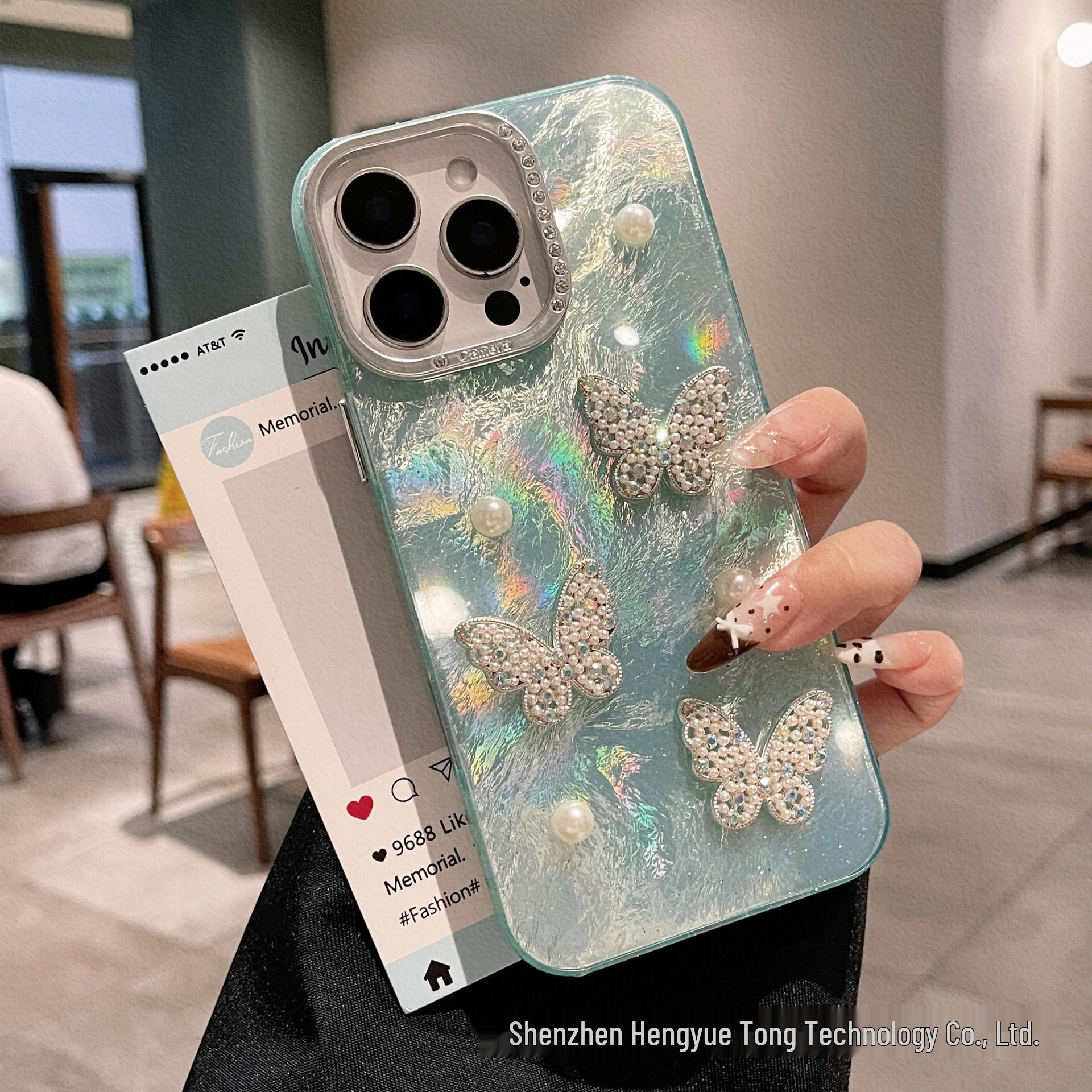 Pearl Butterfly Texture Foil iPhone 17 Pro Max Case - Light Luxury Feel 16 Pro
Pearl Butterfly Texture Foil iPhone 17 Pro Max Case - Light Luxury Feel 16 Pro