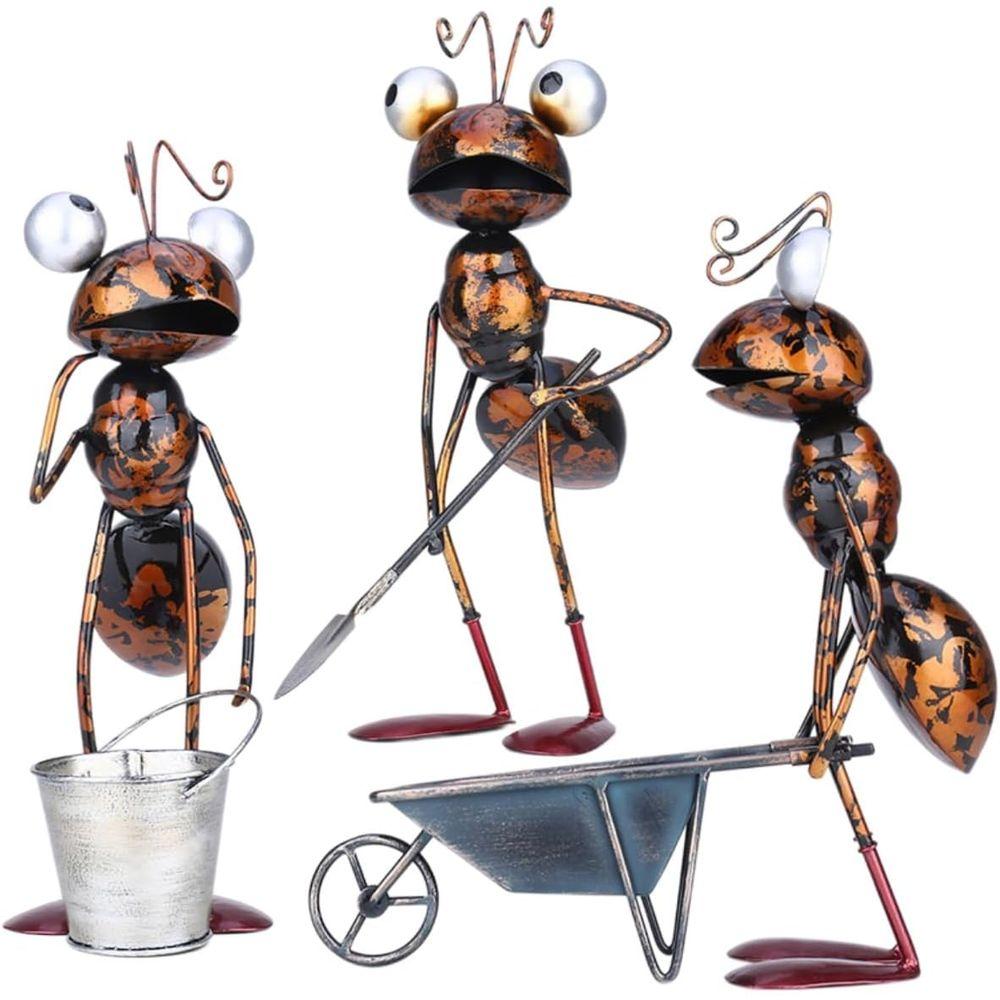 3-Piece 13 Busy Working Ants Metal Garden Stator Outdoor Decor, unny Metal Yard Art or Home Decoration, Handmade Retro Statue G шкіра буйвола
3-Piece 13 Busy Working Ants Metal Garden Stator Outdoor Decor, unny Metal Yard Art or Home Decoration, Handmade Retro Statue G шкіра буйвола