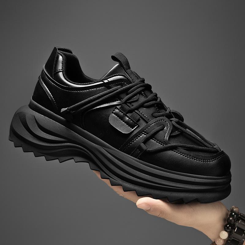 Autumn new black casual shoes platform-soled personalized leather waterproof and non-slip sports dad shoes 44 чорний
Autumn new black casual shoes platform-soled personalized leather waterproof and non-slip sports dad shoes 44 чорний