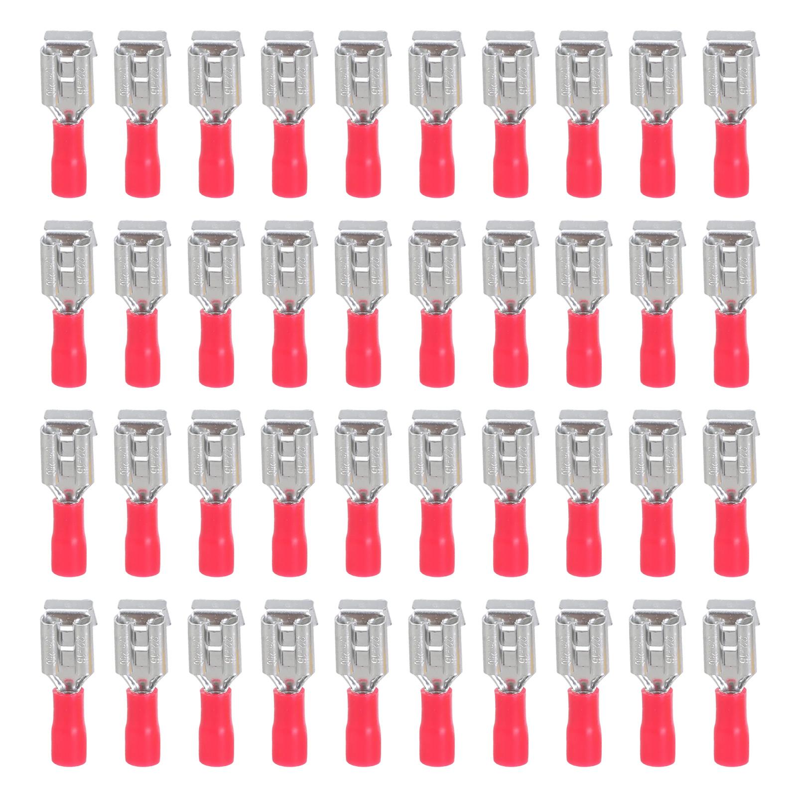 Half Insulated Piggybacks Spades Connectors Quick Disconnect Crimps Terminals Electrical Wiring Accessories for Cables Red
Half Insulated Piggybacks Spades Connectors Quick Disconnect Crimps Terminals Electrical Wiring Accessories for Cables Red