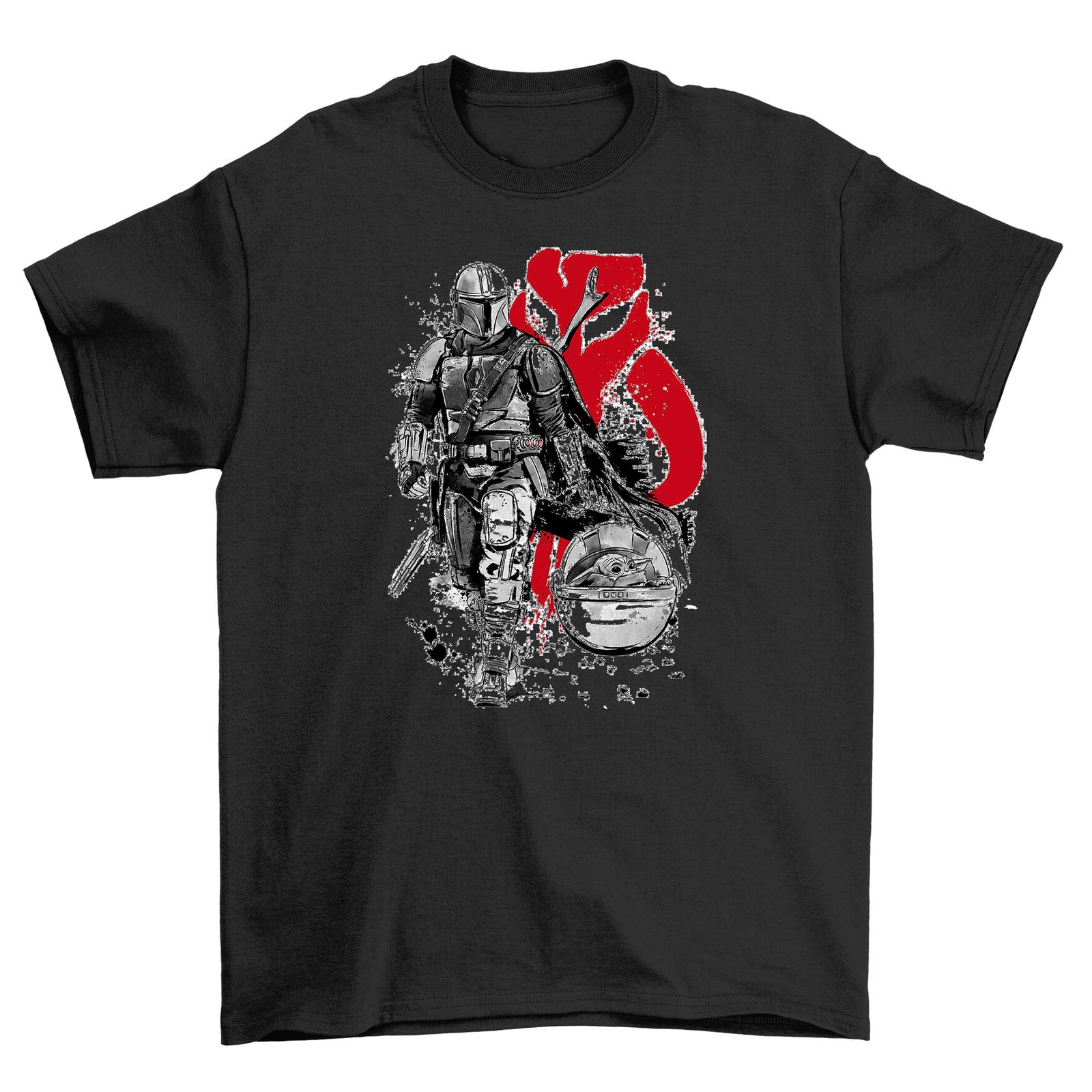 Mando Sumi-e T-Shirt Mens Womens Tees Top - Epic Fusion of Art and Sci-Fi! Unisex, 100% Cotton, Funny S
Mando Sumi-e T-Shirt Mens Womens Tees Top - Epic Fusion of Art and Sci-Fi! Unisex, 100% Cotton, Funny S