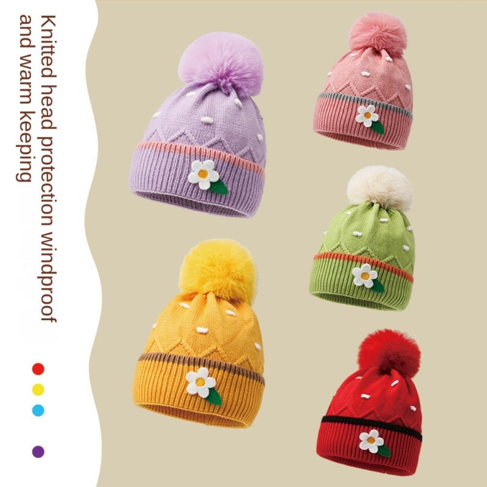 Woolen Balls Knitted Hats Solid Color Woolen Hats Cartoon Baby Hat Autumn and Winter червоний
Woolen Balls Knitted Hats Solid Color Woolen Hats Cartoon Baby Hat Autumn and Winter червоний