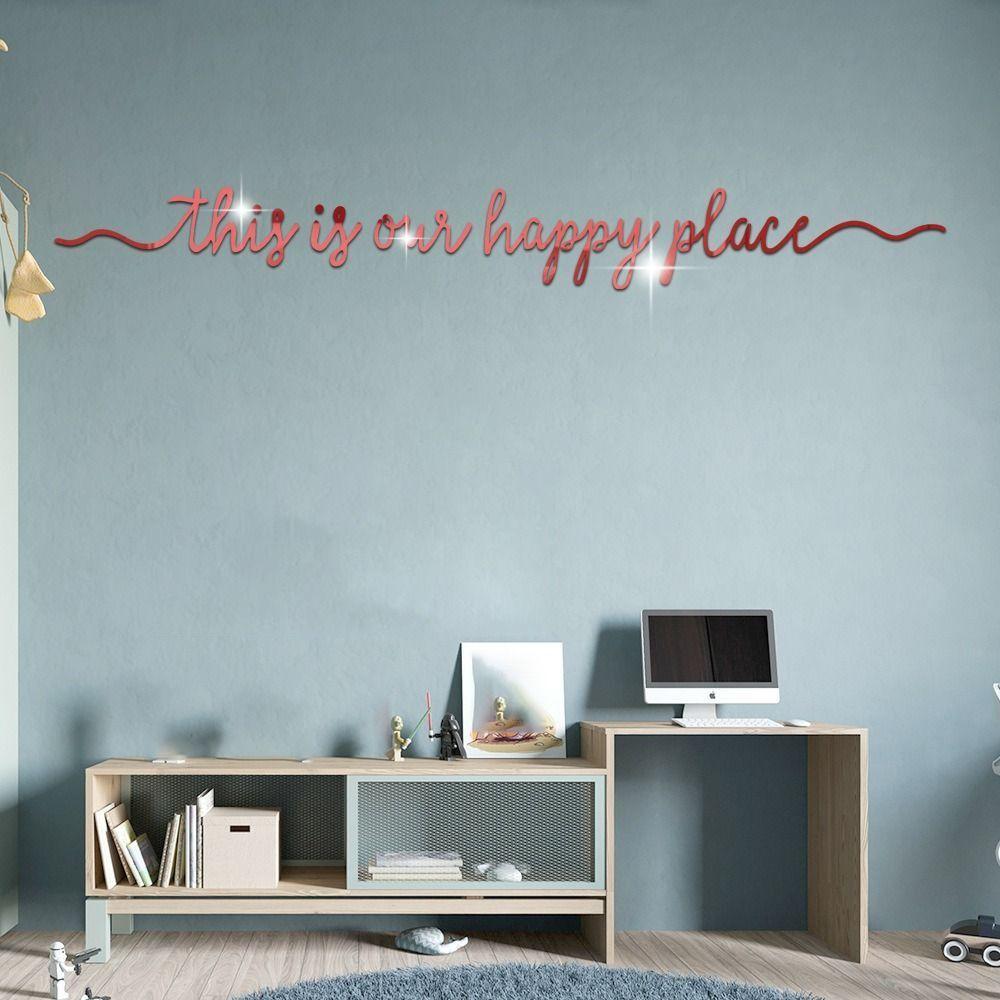 2Pcs/set Acrylic English Letters Mirror Sticker Solid Color Acrylic Wall Decal Room Decor червоний
2Pcs/set Acrylic English Letters Mirror Sticker Solid Color Acrylic Wall Decal Room Decor червоний