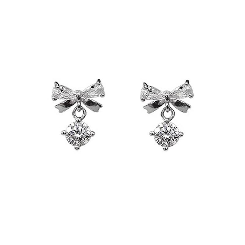 Light Luxury Bow Knot Earrings For Women Tassel Zircon Exquisite Drop Earrings Fashion Jewelry
Light Luxury Bow Knot Earrings For Women Tassel Zircon Exquisite Drop Earrings Fashion Jewelry