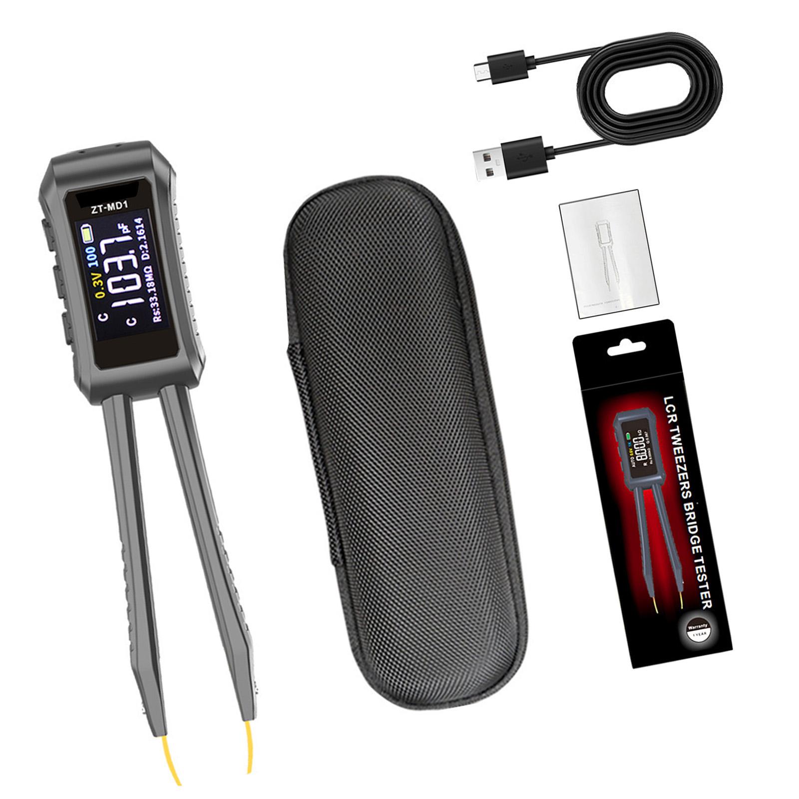 Meter Tweezer Professional Digital Tweezer Measurement Tools with Clear Display Portable Tester
Meter Tweezer Professional Digital Tweezer Measurement Tools with Clear Display Portable Tester