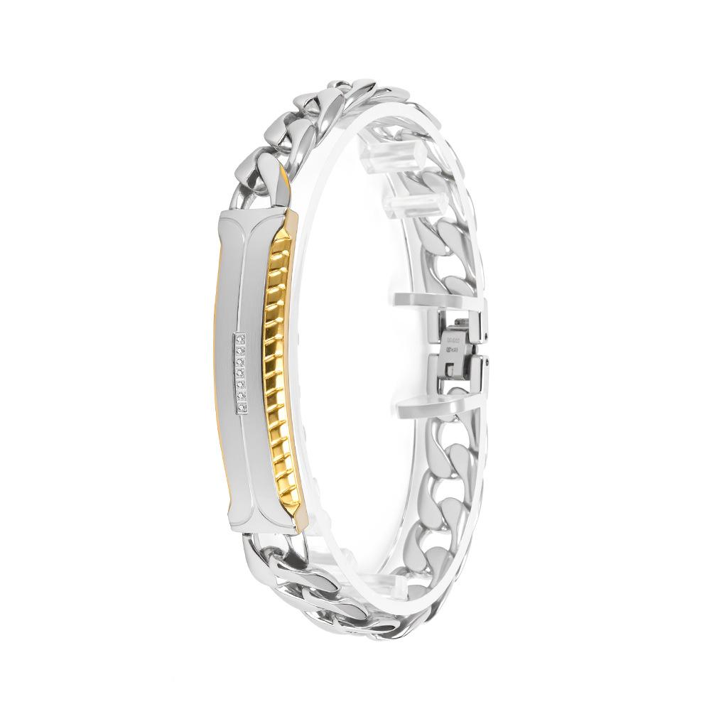 2026 Men s European and American Classic Design Electric Tire Texture Bracelet Fashion Bracelet Personality Trend Versatile 22.5CM
2026 Men s European and American Classic Design Electric Tire Texture Bracelet Fashion Bracelet Personality Trend Versatile 22.5CM