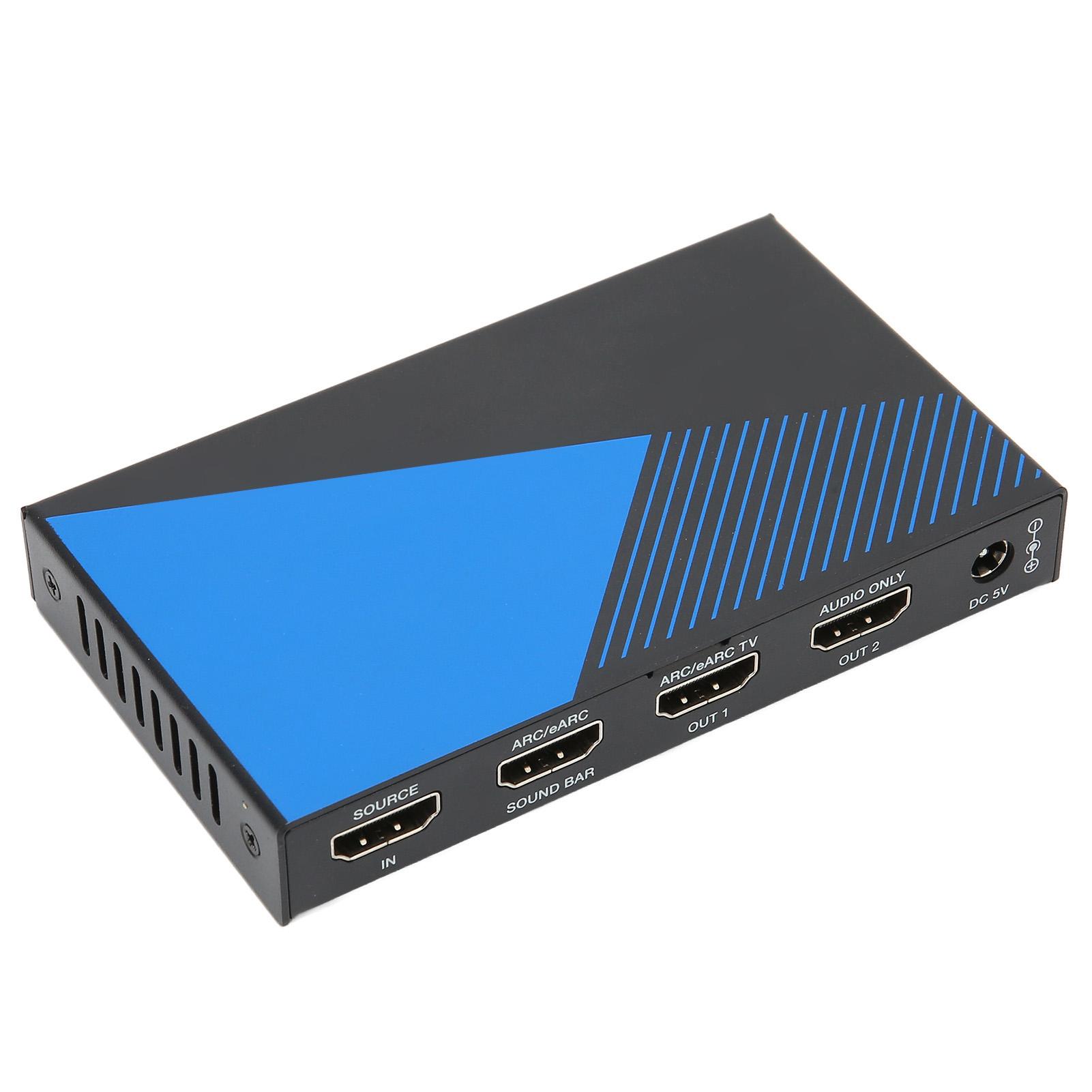 Процессор интерфейса HD Multimedia 4K 60 Гц 18 Гбит/с Экстрактор Преобразователь ARC EARC Поддержка 100‑240 В США UK Plug
Процессор интерфейса HD Multimedia 4K 60 Гц 18 Гбит/с Экстрактор Преобразователь ARC EARC Поддержка 100‑240 В США UK Plug