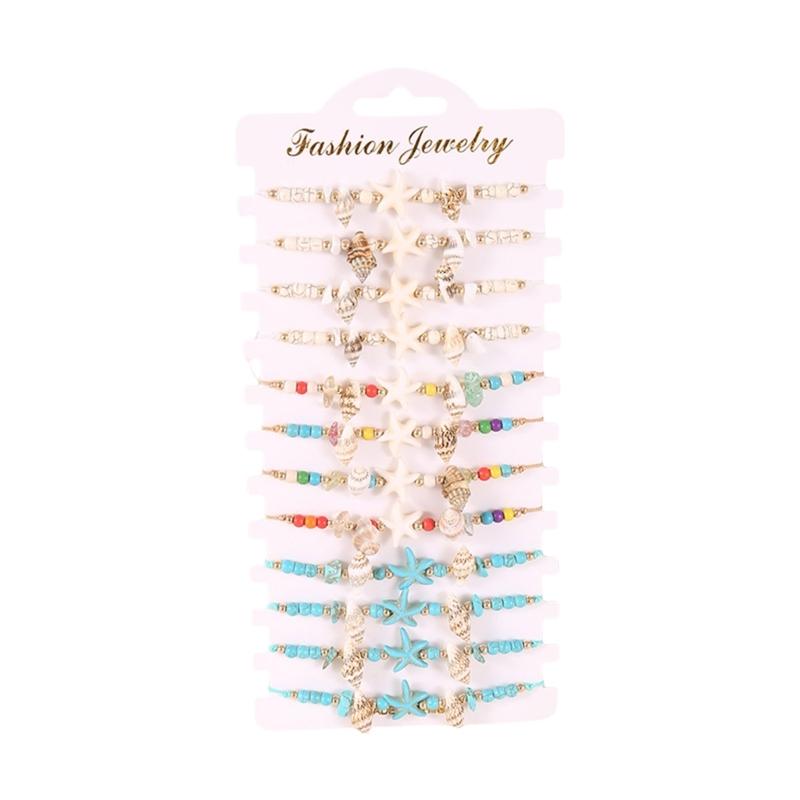 Pack of 12 Hand Woven Bracelet Adjustable Bracelet Alloy Texture Braided Bracelets Friendship Bracelets for Daily Party 1
Pack of 12 Hand Woven Bracelet Adjustable Bracelet Alloy Texture Braided Bracelets Friendship Bracelets for Daily Party 1