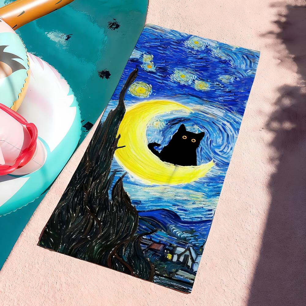 Van Gogh Art Cat Print Towel Quick Dry Soft Yoga Swimming Fitness Mountain Climbing Large Beach Towels W40*H60(CM)
Van Gogh Art Cat Print Towel Quick Dry Soft Yoga Swimming Fitness Mountain Climbing Large Beach Towels W40*H60(CM)
