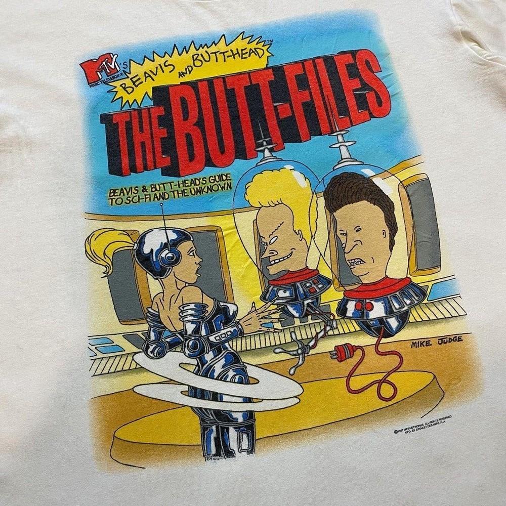 1997 Beavis and ButtHead The ButtFiles Tshirt Unisex All Sizes Tee CB242 Unisex T-Shirt S
1997 Beavis and ButtHead The ButtFiles Tshirt Unisex All Sizes Tee CB242 Unisex T-Shirt S