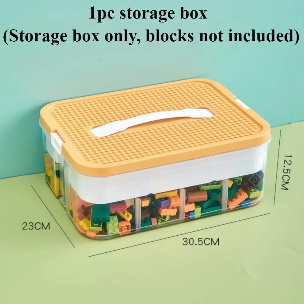 1 шт. Детский органайзер для блоков, большой вместительный органайзер для деталей с крышкой для переноски блоков 1pc жёлтый
1 шт. Детский органайзер для блоков, большой вместительный органайзер для деталей с крышкой для переноски блоков 1pc жёлтый