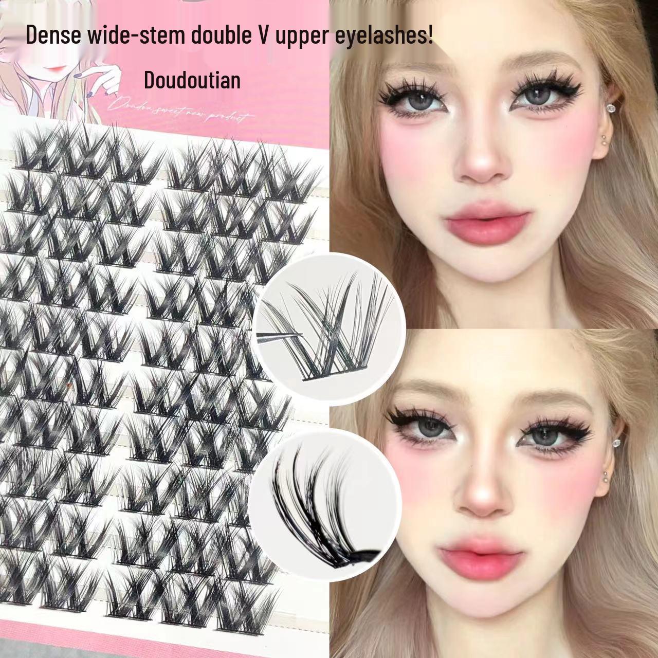 Doudou Sweet V-Band Dense High-Quality Single Cluster False Eyelashes - Lazy Little Devil Edition
Doudou Sweet V-Band Dense High-Quality Single Cluster False Eyelashes - Lazy Little Devil Edition